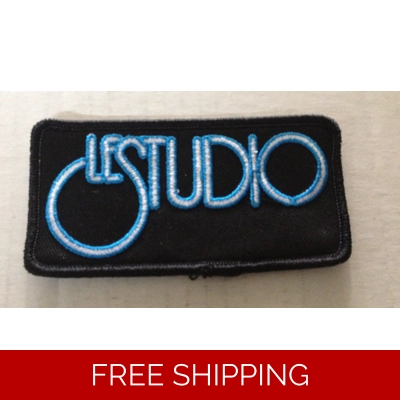 Le Studio Embroidered Patches W & B B Rim Front Logo